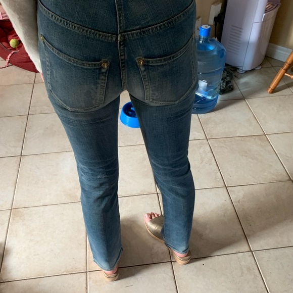 Balmain high waisted distressed jeans in size 26. Luxury denim-worn once! EUC - Picture 13 of 16